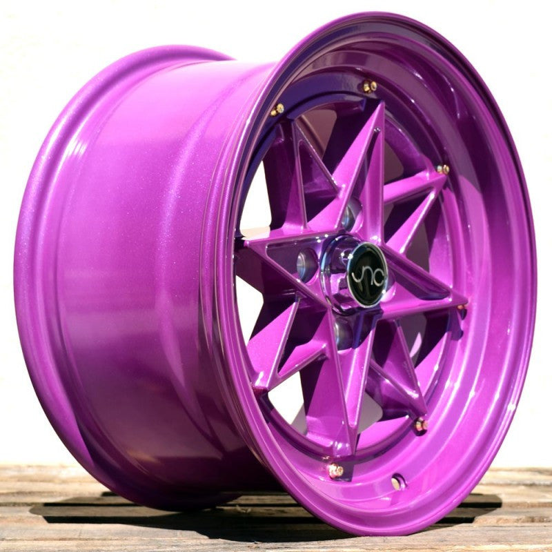 JNC 025 - Candy Purple & Gold Rivets