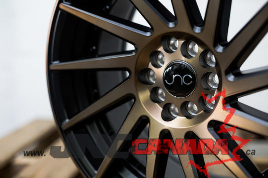 JNC 051 - Matte Black w/ Bronze Face & Black Rivets