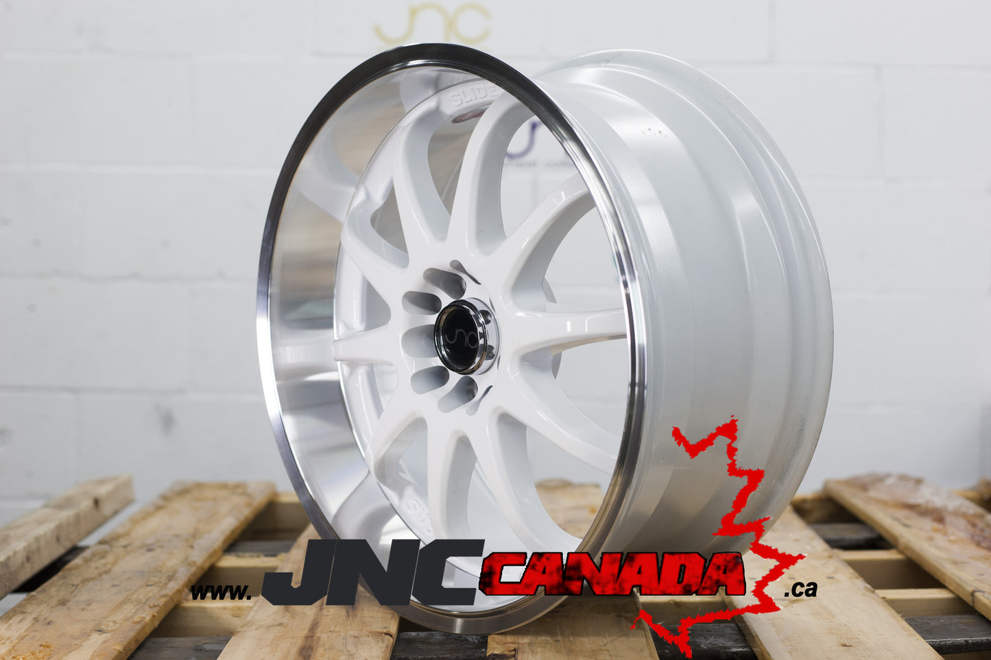 JNC 019 - White w/ Machined Lip