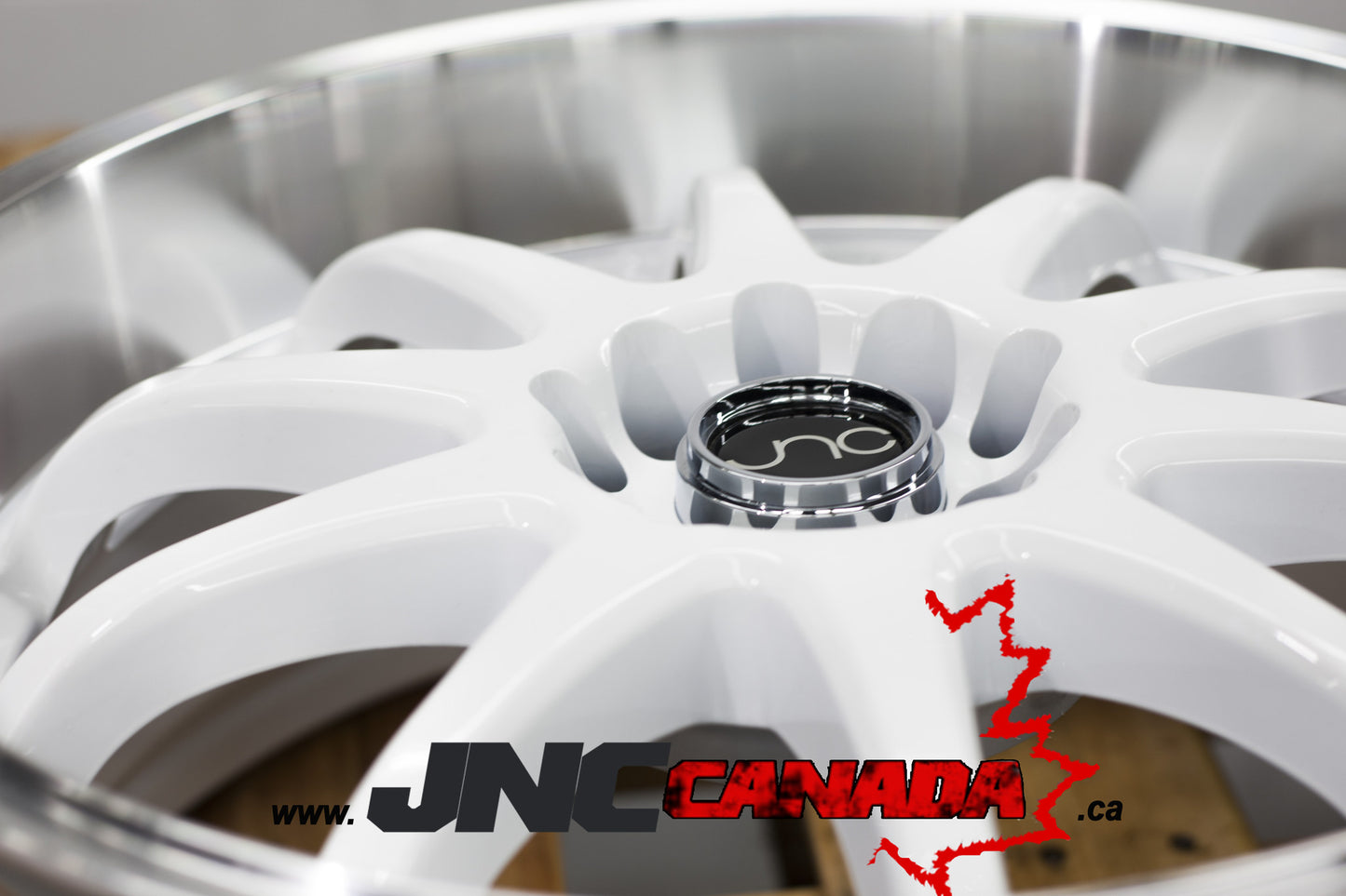 JNC 019 - White w/ Machined Lip