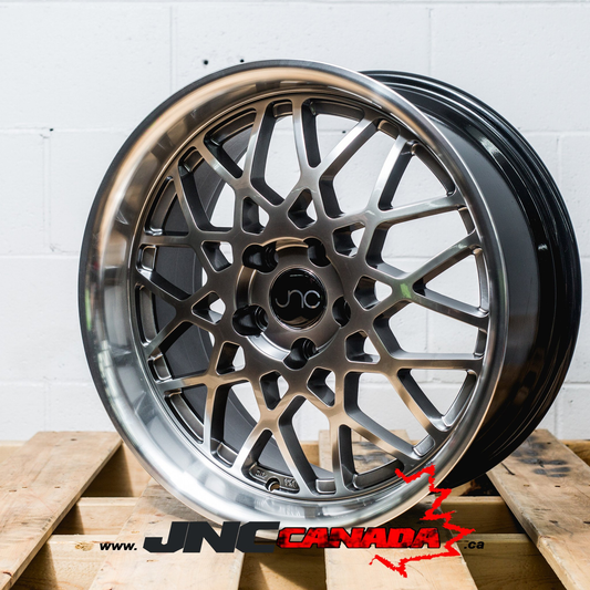 JNC 016 - Hyper Black w/ Machined Lip