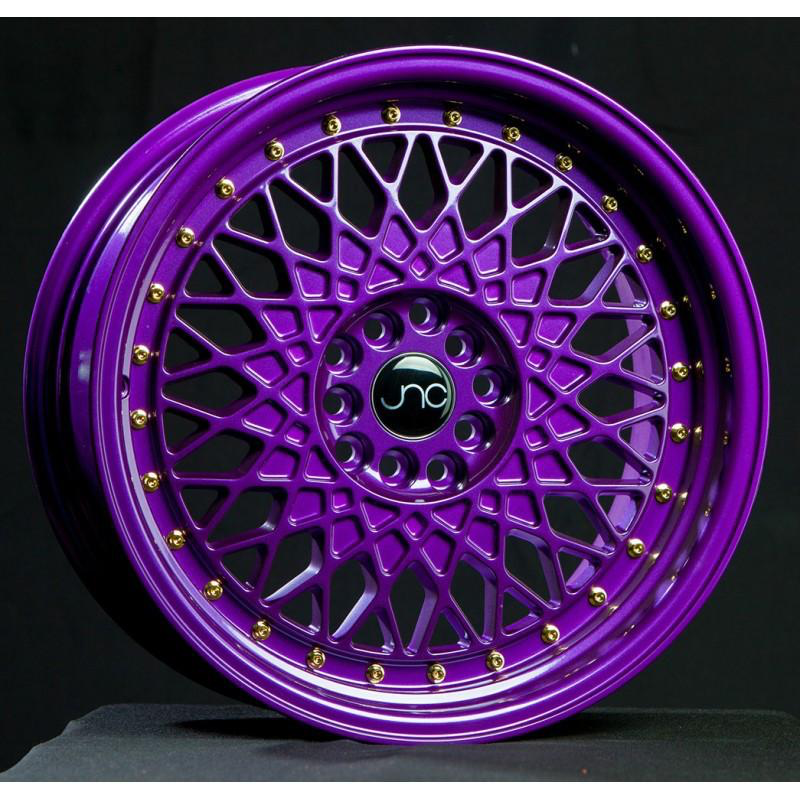 JNC 031 - Candy Purple & Gold Rivets