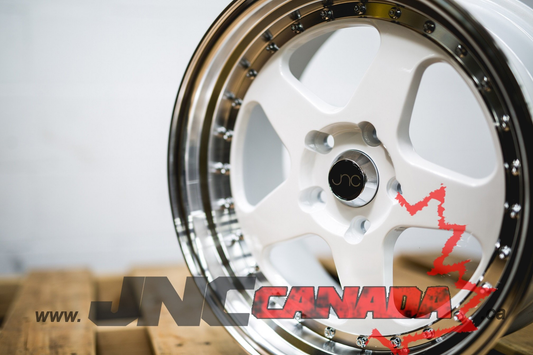 JNC 010 - White w/ Machined Lip