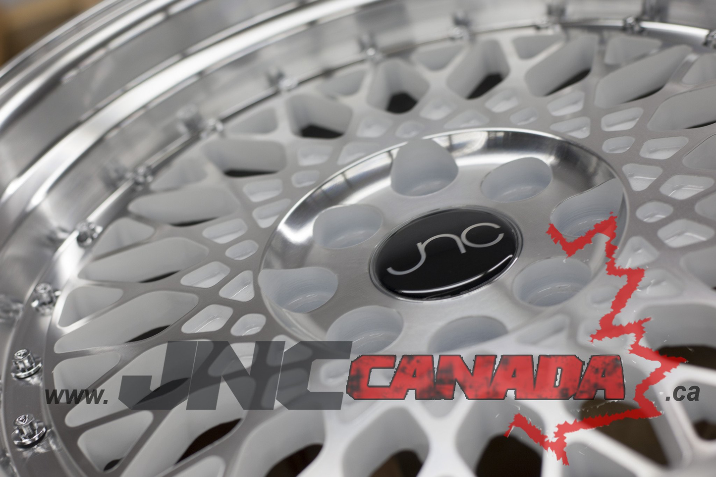 JNC 031 - White w/ Machined Face