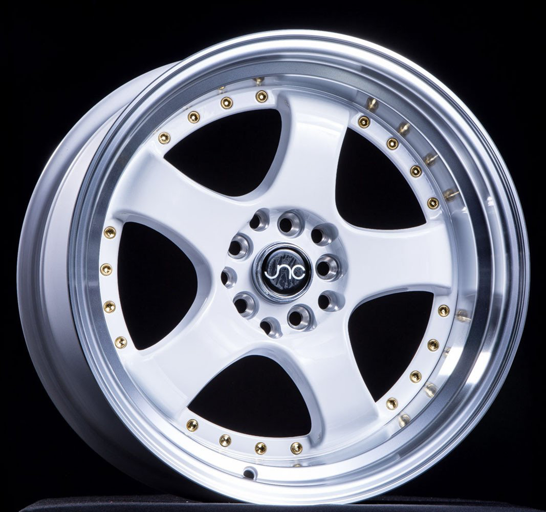 JNC 017 - White w/ Machined Lip