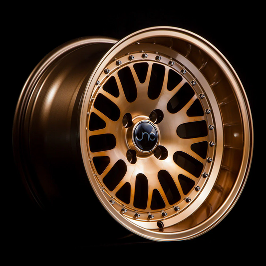 JNC 001 - Transparent Bronze w/ Chrome Rivets