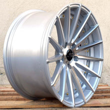JNC 042 - Silver Machined Face Gold Rivets