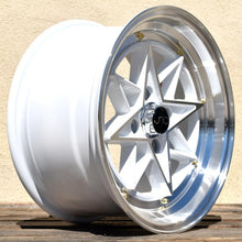 JNC 025 - White Machined Face & Gold Rivets