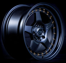 JNC 009 - Matte Black w/ Gold Rivets