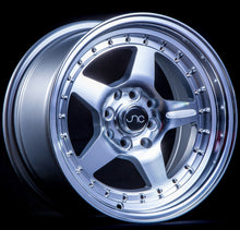 JNC 009 - Silver Machined Face w/ Chrome Rivets