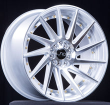 JNC 051 - Silver Machine Face /Gold Rivets
