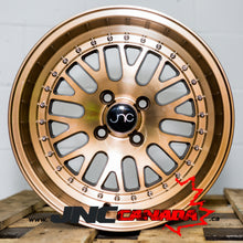 JNC 001 - Transparent Bronze w/ Chrome Rivets