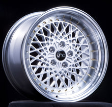 JNC 045 - Silver Machined Lip w/ Gold Rivets