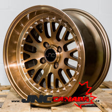JNC 001 - Transparent Bronze w/ Chrome Rivets