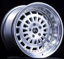 JNC 046 - Silver Machined Lip w/ Gold Rivets
