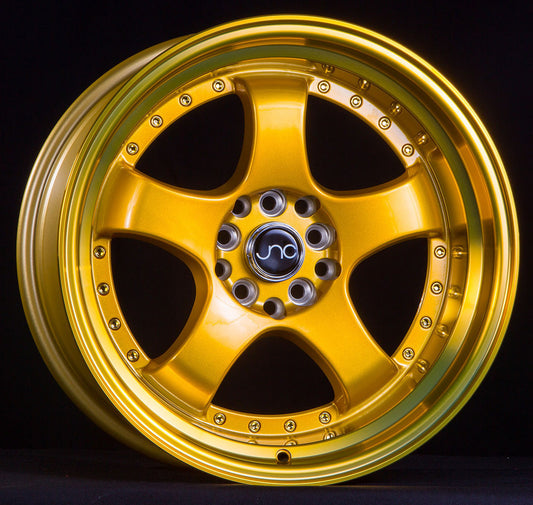 JNC 017 - Transparent Gold w/ Gold Machined Lip