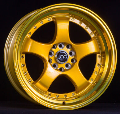JNC 017 - Transparent Gold w/ Gold Machined Lip