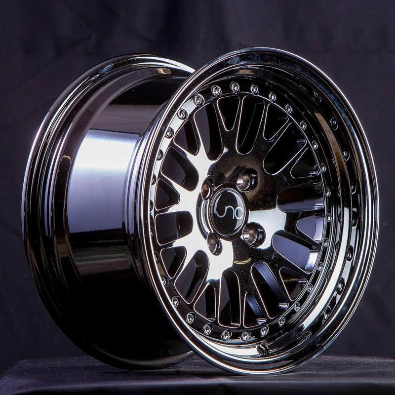 JNC 001 - Platinum w/ Chrome Rivets