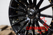 JNC 042 - Gloss Black w/Gold Rivets