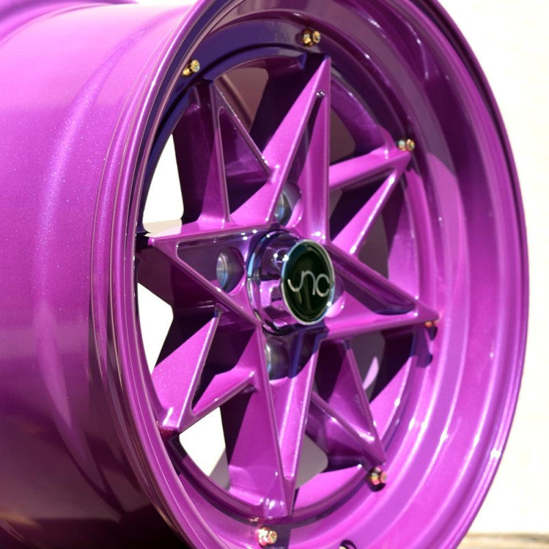 JNC 025 - Candy Purple & Gold Rivets