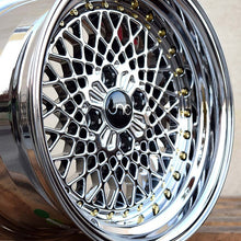 JNC 045 - Platinum w/ Gold Rivets