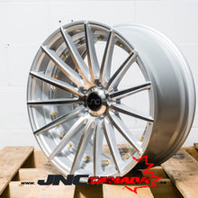 JNC 042 - Silver Machined Face Gold Rivets