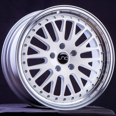 JNC 001 - White w/ Machined Lip