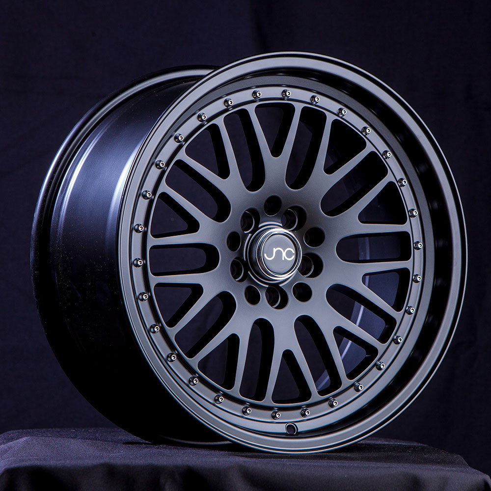 JNC 001 - Matte Black w/ Chrome Rivets