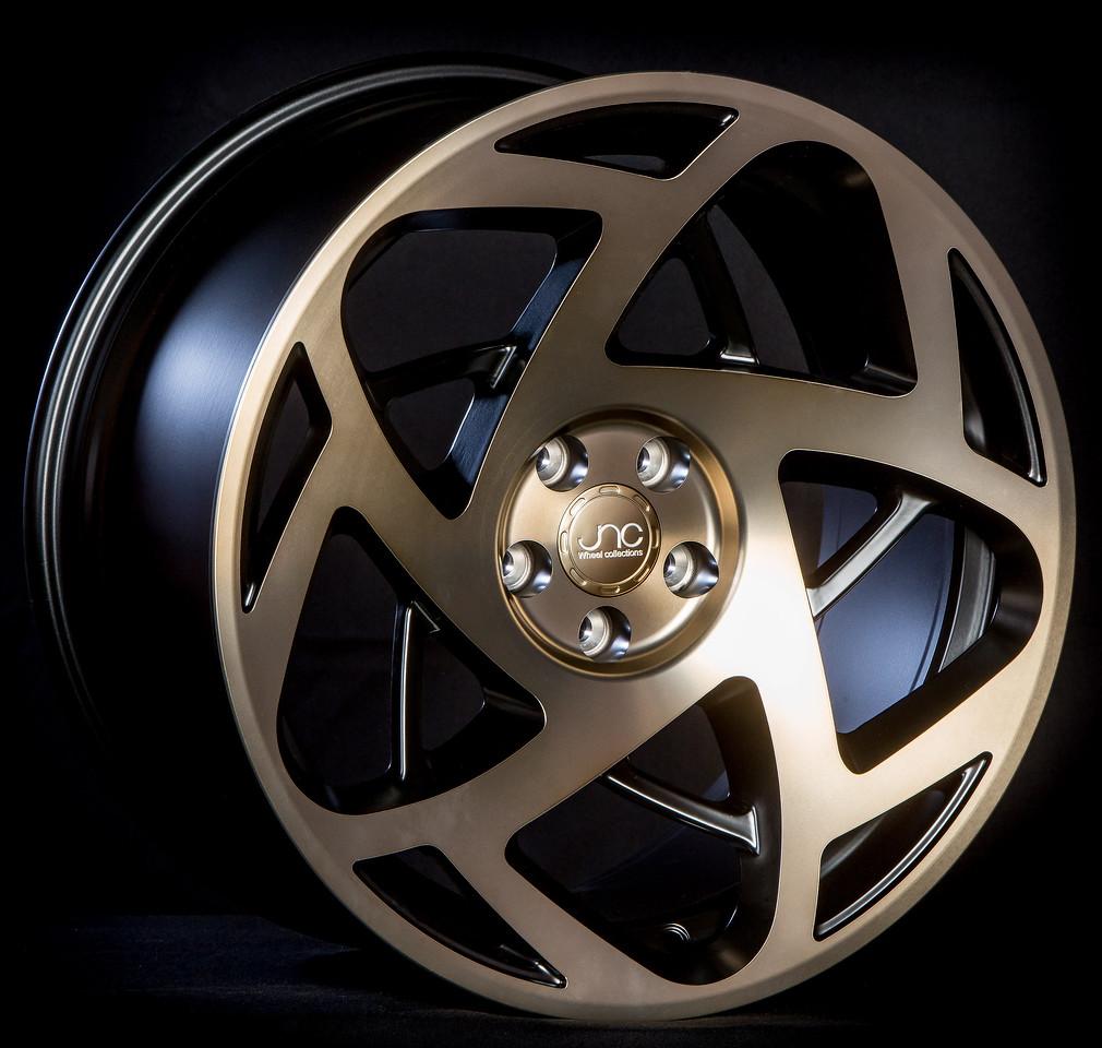 JNC 047 - Matte Black Machine Bronze Face