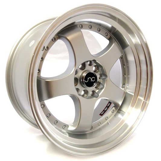 JNC 017 - Silver w/ Machined Lip