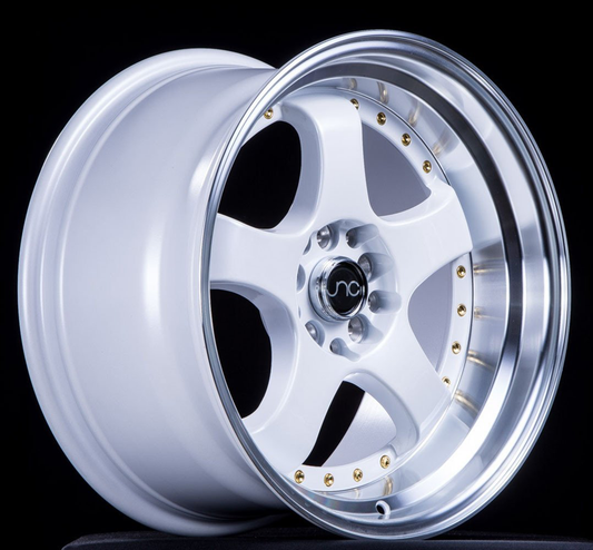 JNC 017 - White w/ Machined Lip