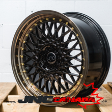JNC 031 - Matte Black w/ Machined Bronze Lip & Gold Rivets