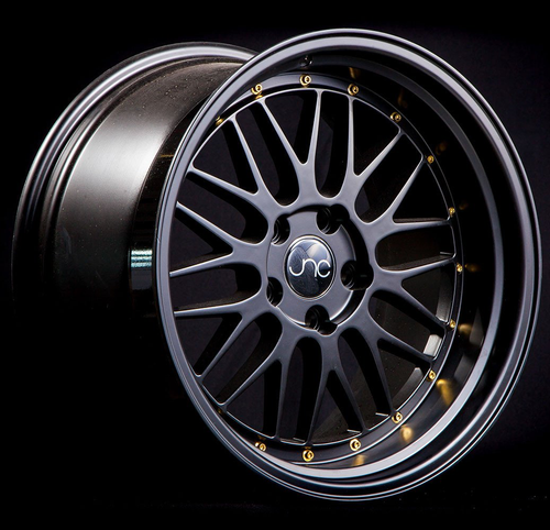JNC 005 - Matte Black w/ Gold Rivets