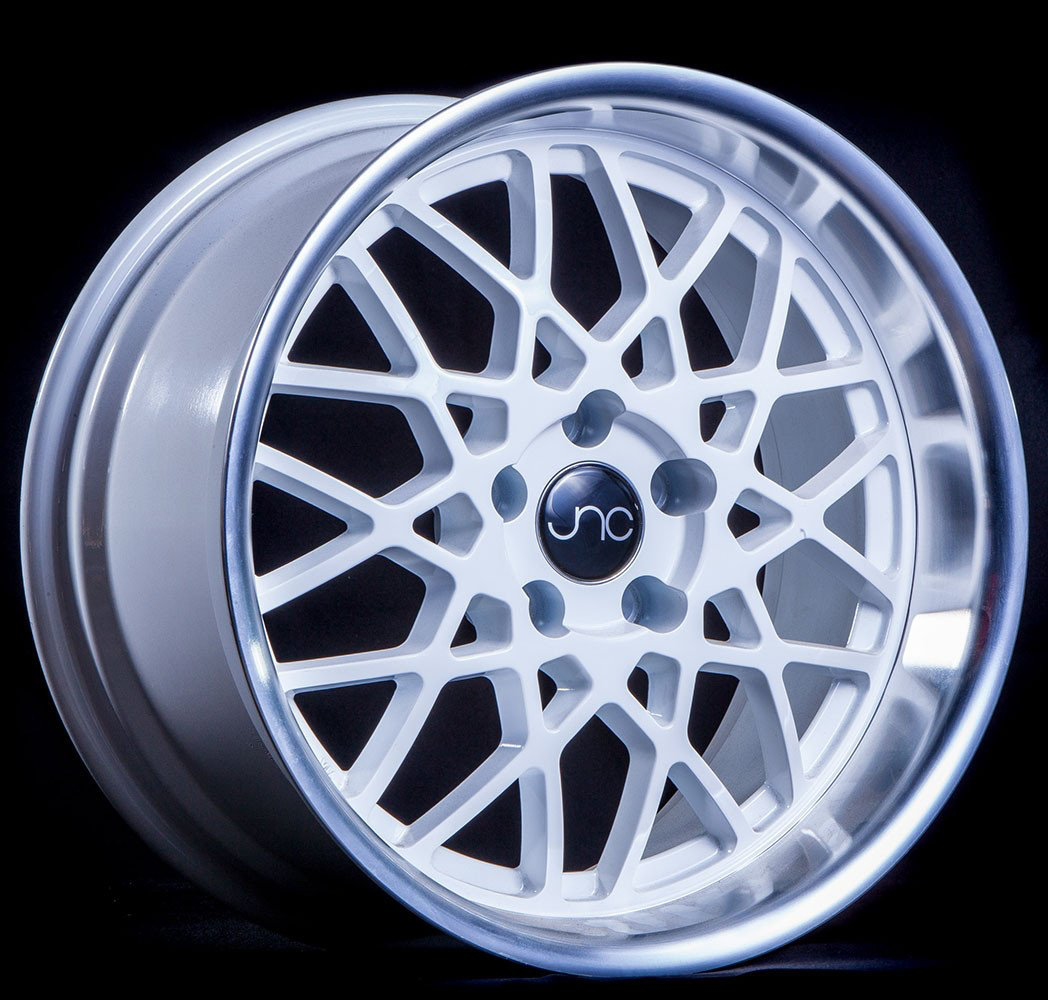 JNC 016 - White w/ Machined Lip